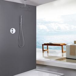 Душевая система ABBER Wasser Kreis AF8121 скрытого монтажа без излива, хром