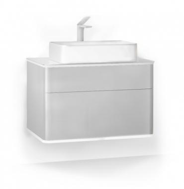 Мебель для ванной тумба Jorno Pastel 80 подвесная (французский серый) (Pas.01.82/P/GR)	