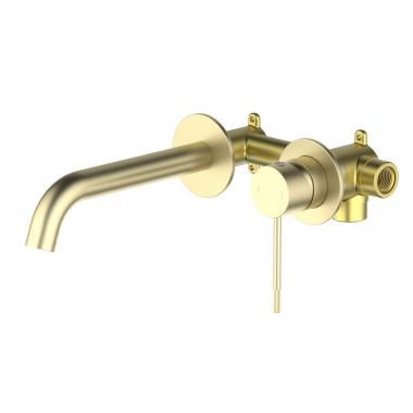 Смеситель TIMO Saona 2372/17SM для раковины скрытого монтажа, золото матовое	