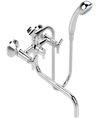 Двухрычажный смеситель для ванны Vidima Тринити BA261AA	