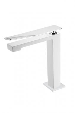 Смеситель для раковины Boheme Q White-Chrome	