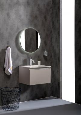 Тумба без раковины Vallessi 60*46см КАШЕМИР матовый, 1 полка	
