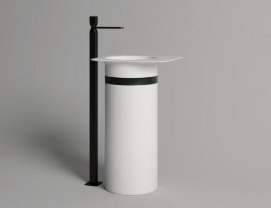  Раковина Salini Ninfea S-Stone, матовый 545x447	