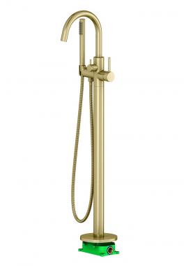 Смеситель Timo Saona 2310/17Y-CR напольный золото матовое	