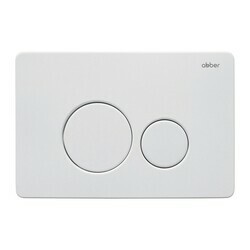 Комплект подвесной унитаз ABBER Rechteck AC1201MB черный матовый с инсталляцией AC0105 и кнопкой AC0121MW белая матовая