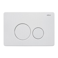 Комплект подвесной унитаз ABBER Bequem AC1100T белый с инсталляцией AC0105 и кнопкой AC0121MW белая матовая