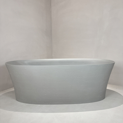 Ванна из искусственного камня ABBER Stein AS9683MC бетон матовая