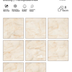 ITC India UNIQUE Onyx 60x60