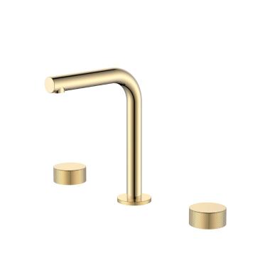 Смеситель на столешницу STICK TOUCH на 3 отв. GOLD 152-G.2