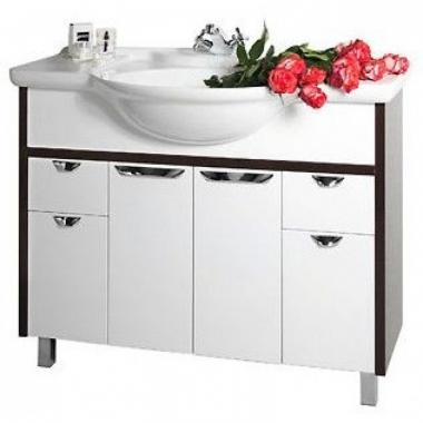 Мебель для ванной мебель для ванной Vod Ok Клаудия 105 венге к белый ф + умывальник Дрея 105	