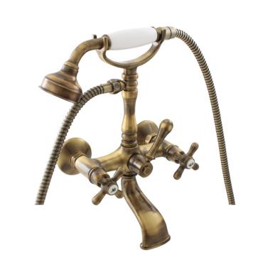 Двухрычажный смеситель для ванны Rav Slezak Morava Retro MK160.5/2SM	