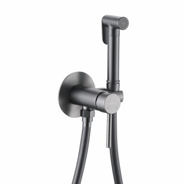Смеситель ABBER Wasser Kreis AF8125NG с гигиеническим душем, никель	