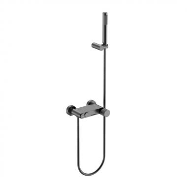 Смеситель STICK для ванны Gun Metall LINEA	