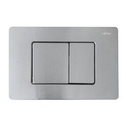 Комплект подвесной унитаз ABBER Rechteck AC1201 белый с инсталляцией AC0105 и кнопкой AC0120MCH матовый хром