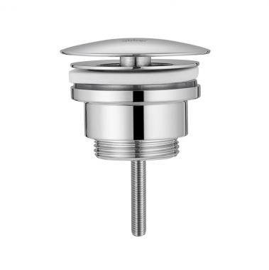 Донный клапан ABBER AF0012 без перелива, фиксированный, хром	