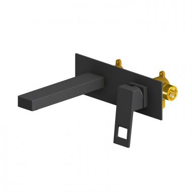 Смеситель Timo Briana 7171/03SM скрытого монтажа, черный	