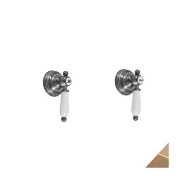 Двухрычажный смеситель для душа Rav Slezak Morava Retro MK583Z	