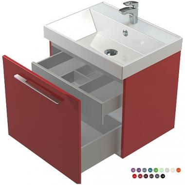 Мебель для ванной тумба Астра-Форм Соло Нижний шкаф 70 подвесной с внутренним ящиком ЦВ RAL	