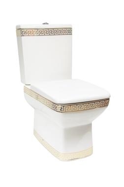  Унитаз Della Quattro версаче золото DE5210900148	