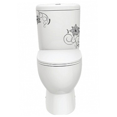  Унитаз Sanita Lux Art Flora SL900204	
