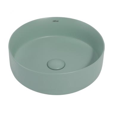 Раковина накладная ABBER Bequem AC2108MCG светло-зеленая матовая	