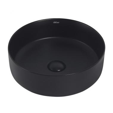 Раковина накладная ABBER Bequem AC2108MB черная матовая	
