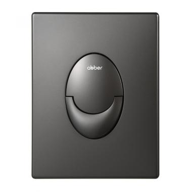 Кнопка смыва ABBER AC0125NG пневматическая, никель	