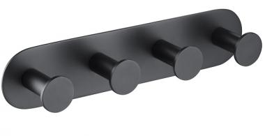 Вешалка Timo Saona Black 13015/03 четыре крючка	