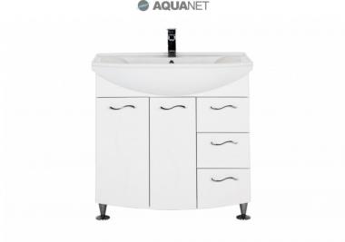 Мебель для ванной тумба Aquanet Моника 85 белая 186771	
