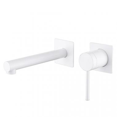 Смеситель ABBER Emotion AF8812W для раковины скрытого монтажа, белый	