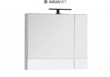  Зеркальный шкаф Aquanet Нота 70 камерино белое 165130	