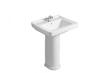 Мебель для ванной тумба Aquanet Гретта 100 светлый дуб фасад белый 171575	