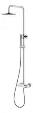 Стойка для душа со смесителем Stick White Chrome	