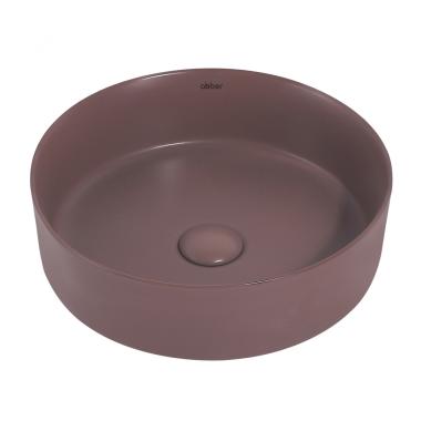 Раковина накладная ABBER Bequem AC2108MC коричневая матовая	