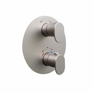 Термостатический смеситель для душа Kerama Marazzi Newform титановый атласный (67638EKM.M0.070)	
