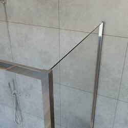 Душевой уголок Garda VSR-1G29017CLG, 1700*900, брашированное золото, стекло прозрачное