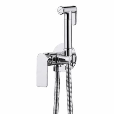 Смеситель ABBER Weiss Insel AF8025 с гигиеническим душем, хром	
