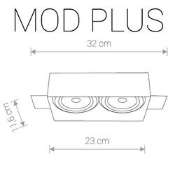 Точечный светильник Nowodvorski 9407 Mod plus