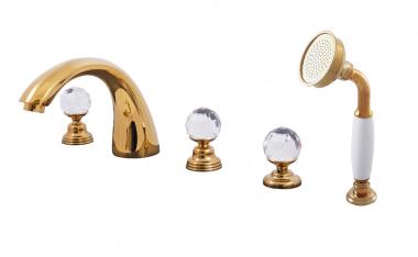 Двухрычажный смеситель для ванны Rav Slezak Brilliance BRILLIANCE169.5PZ	