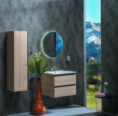 Мебель для ванной тумба Capolda 65cm 2полки Light wood (849-065-LW)	