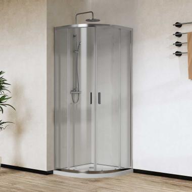 Душевой уголок City VSQ-5CT900CL, 900*900, хром, стекло прозрачное	
