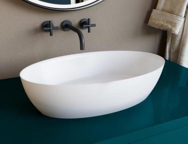  Раковина Salini Alda S-Stone, матовый, RAL снаружи 580x350	