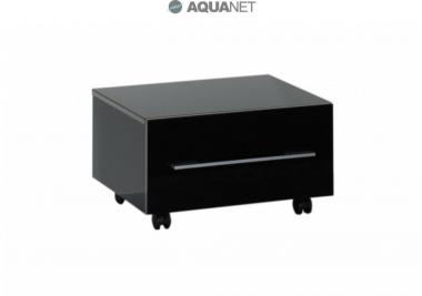 Мебель для ванной тумба Aquanet Верона 58 подкатная черная 175399	