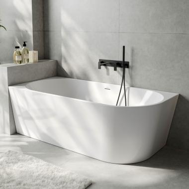 Акриловая ванна ABBER AB9502-1.4 L белая	