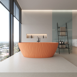 Ванна из искусственного камня ABBER Stein AS9684MO оранжевая матовая