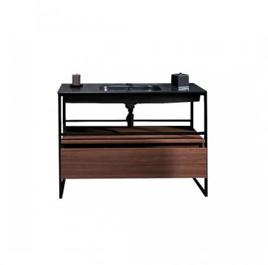 Мебель для ванной тумба Loft 120 dark wood, 1 полка (894-120-D)	