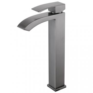 Смеситель ABBER Wasserfall AF8611NG для накладной раковины, никель	