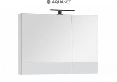  Зеркальный шкаф Aquanet Верона 90 белое камерино 172339	