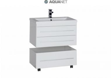 Мебель для ванной тумба Aquanet Нота 75 005 белый глянец 171487	