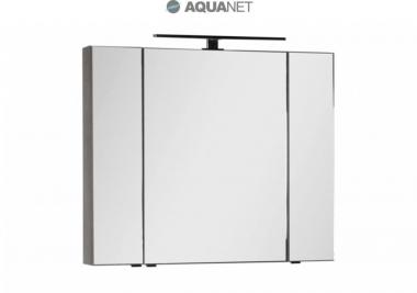  Зеркальный шкаф Aquanet Эвора 100 дуб антик 182998	